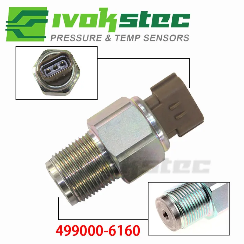 

499000-6160 Fuel Rail Pressure Sensor For Nissan Cabstar Pathfinder X-Trail Almera Navara 2.2 2.5 New 4990006160 499000 6160