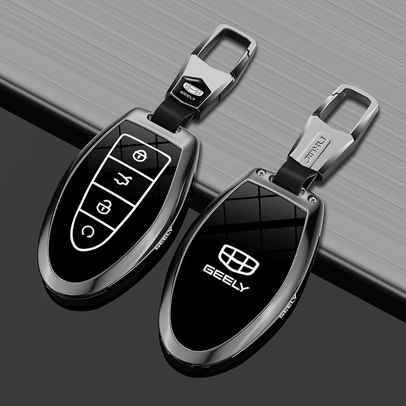 Key Fob Cover For Geely Emgrand 2027 Monjaro Plus Premium Zinc Alloy Full Protection Preface L Plus Preface L90 Car Accessories