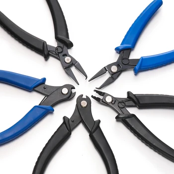 1 teile/los Kohlenstoffs tahl zange elektrische Drahtseil schneider schneiden Seiten schnipsel bündig Zange Zange Handwerkzeuge für die Schmuck herstellung