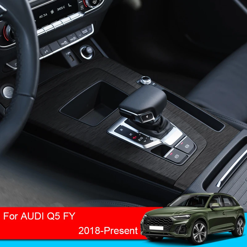 For Audi Q5 FY 2018-2025 Car Interior Sticker Lifting Window Panel Decal Gear Box Dashboard Protective Film Auto Accessory