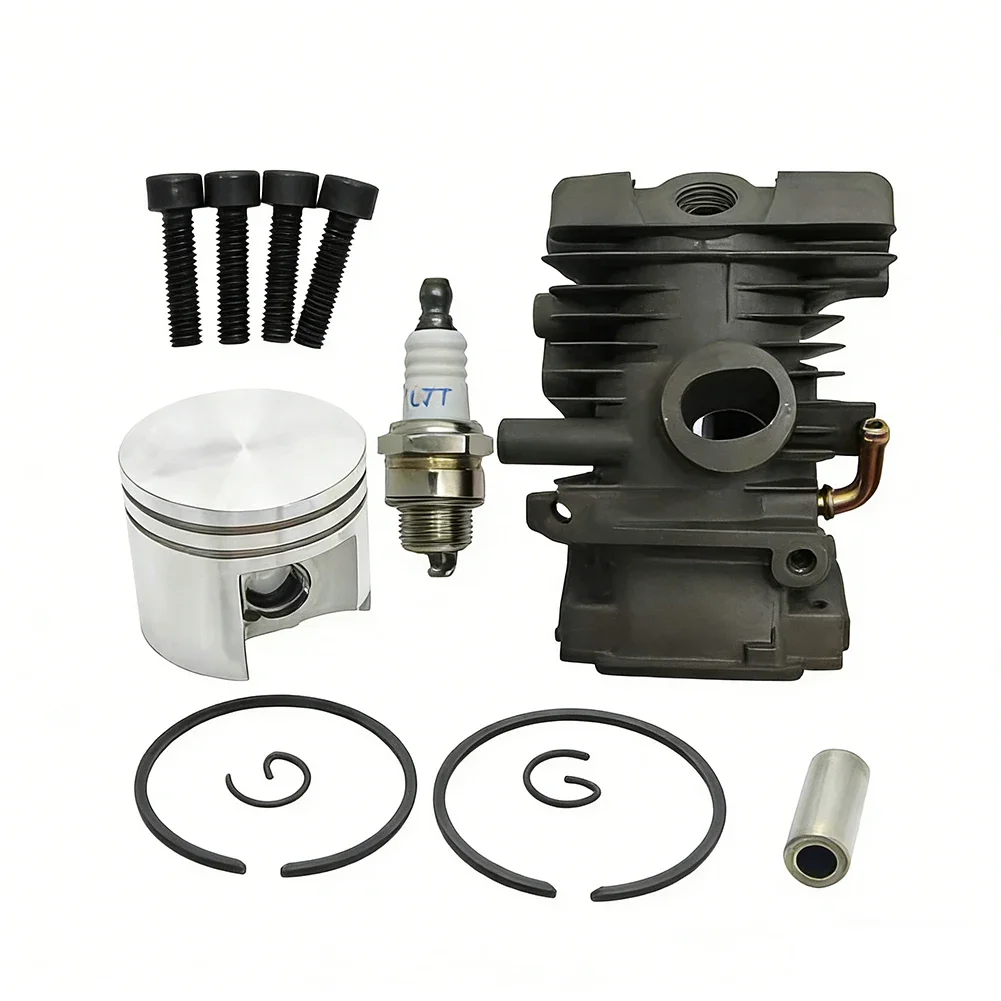 7 Pcs 37mm Cylinder Kit For MS192T MS192TC MS192T-Z Chainsaw Replacement Part 1137 020 1203 With Spark-Plug