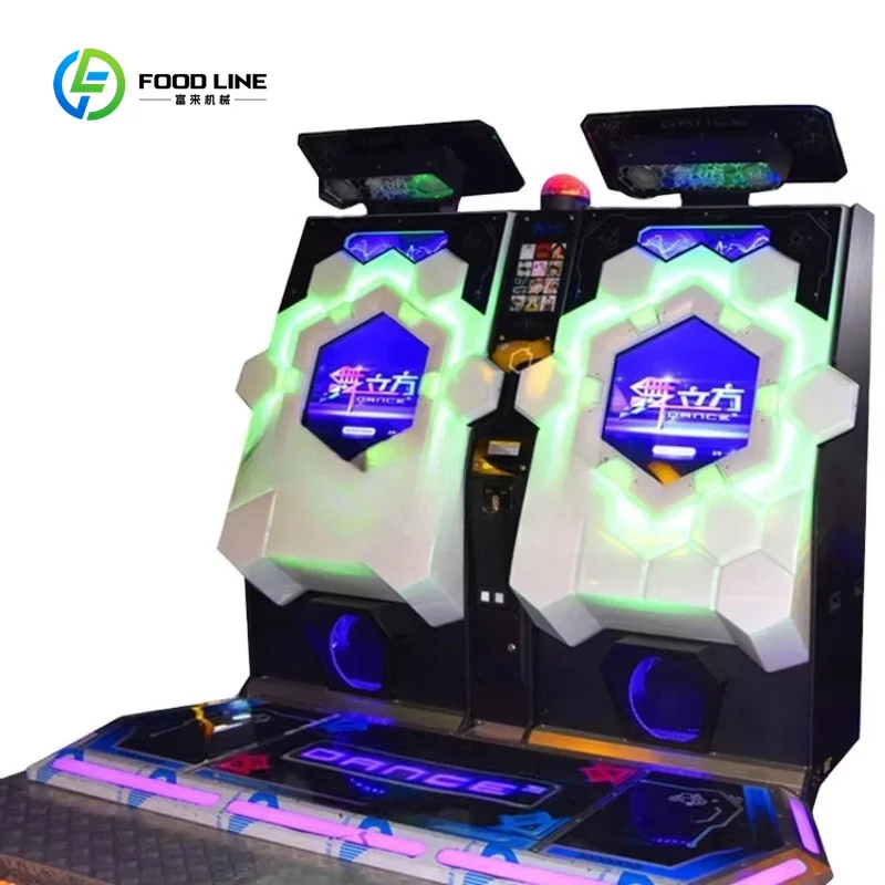 Customized Dance Video Games Manufacturer Dancing Machine Dance Cubic Arcade Game Machine for Sale