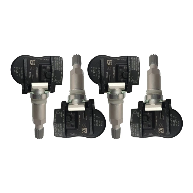 Set of (4) TPMS Tire Pressure Sensor for Mini F56 F16 BMW F15 F39 F48 I12 F34 F30 F46 F20 6855539 433MHZ