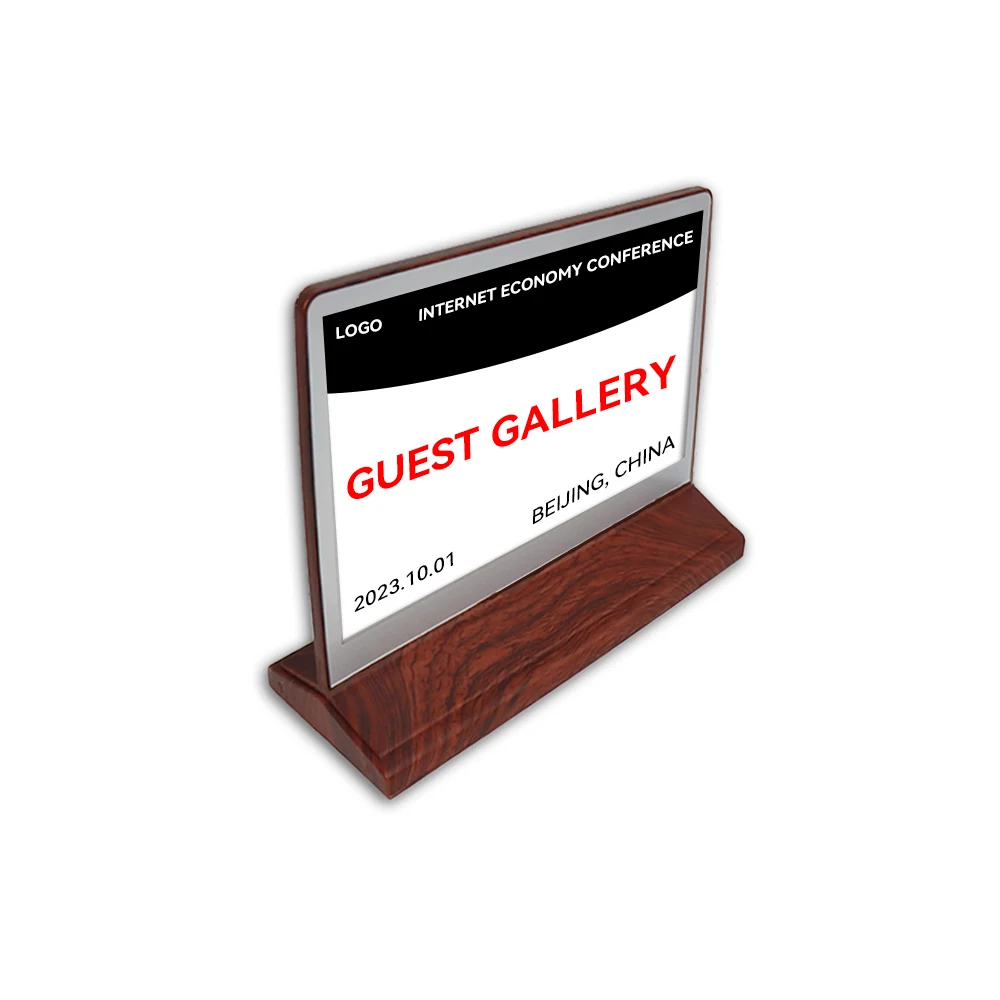 7.5 inch Double-Sided Electronic Conference E Ink Nameplate Table Digital Name Signs Electric Ink Screen