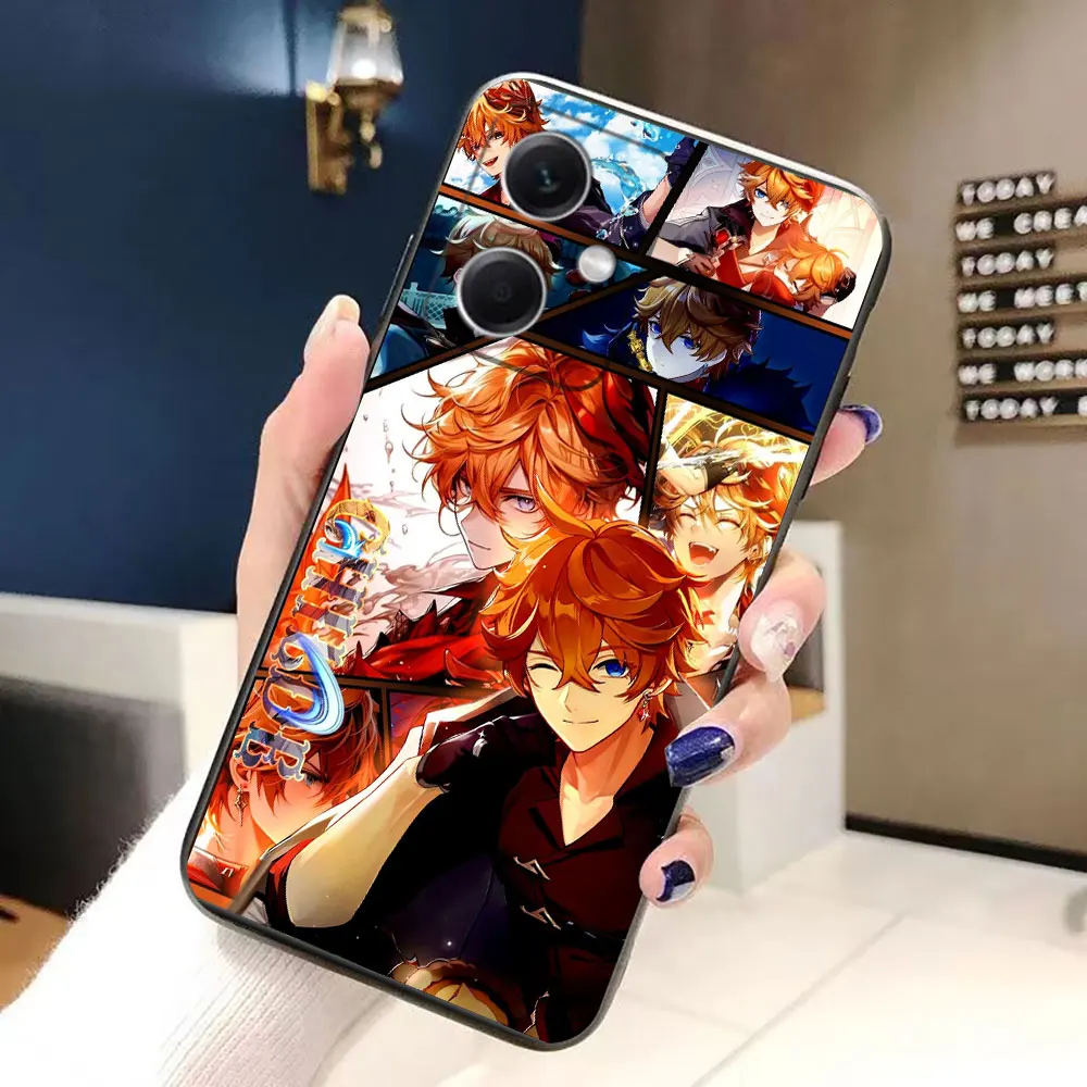 Zhongli Xiao Genshin Impact Phone Case For Xiaomi Redmi Note 15 14 13 12 12S 11 11T 11S 10 9T 9 Pro Case Funda DIY Shell Cover