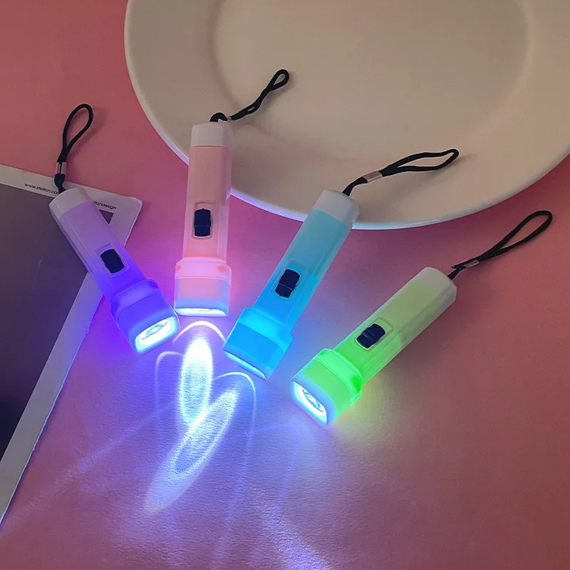 10-30 Pcs Cute Candy Color Glowing Flashlight Children Birthday Wedding Party Gift Halloween Christmas Gift Decoration Gift Pack