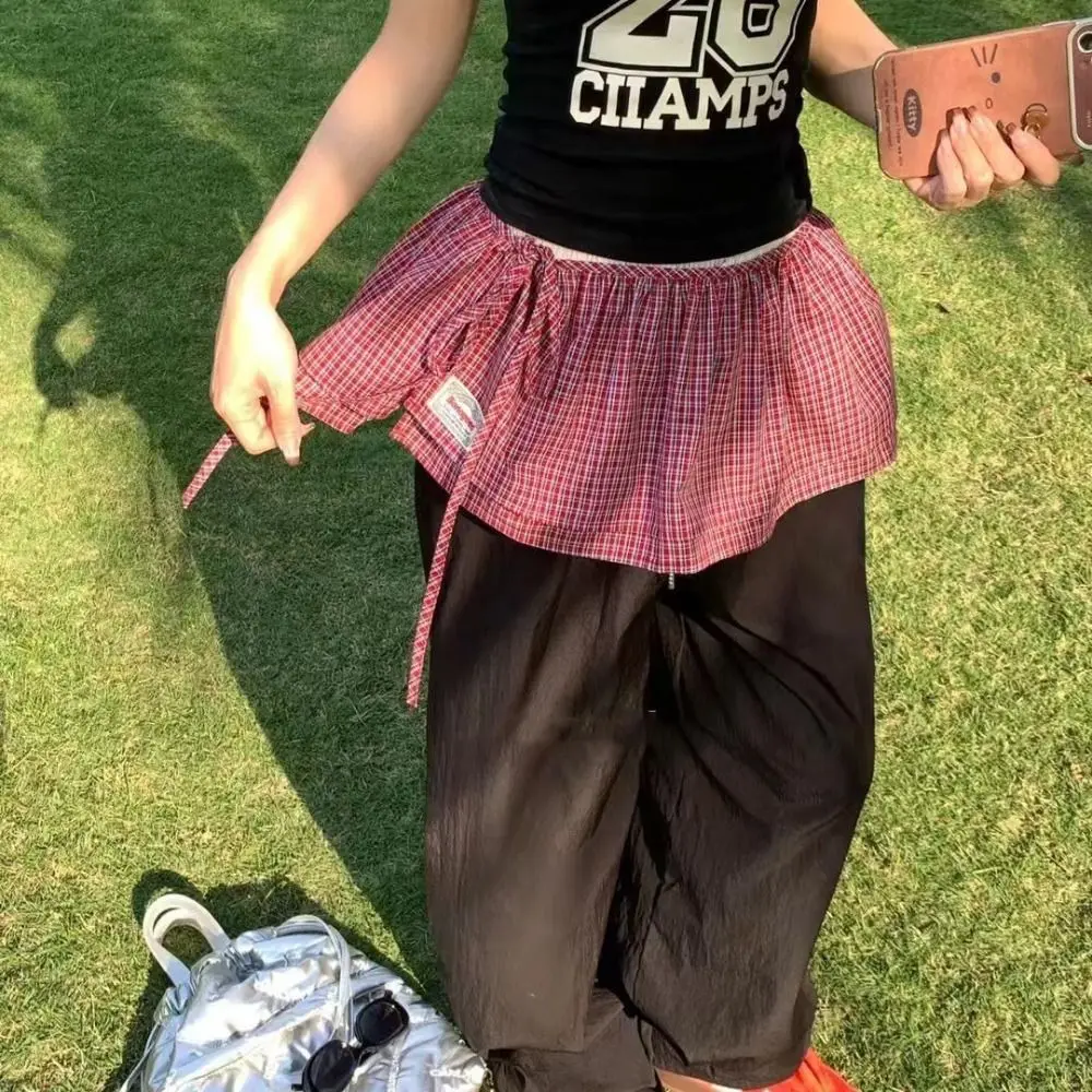 Рисунок 3 - Милая решетчатая мини-юбка с поясом