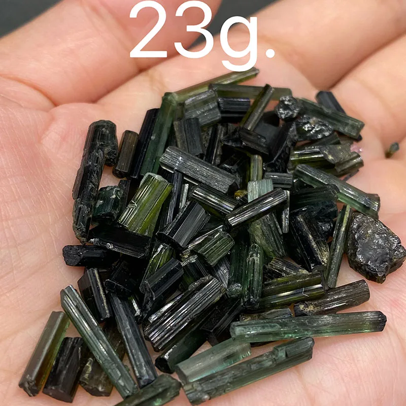 100%  Natural Green tourmaline transparent thick green tourmaline raw gemstone, jewelry beads