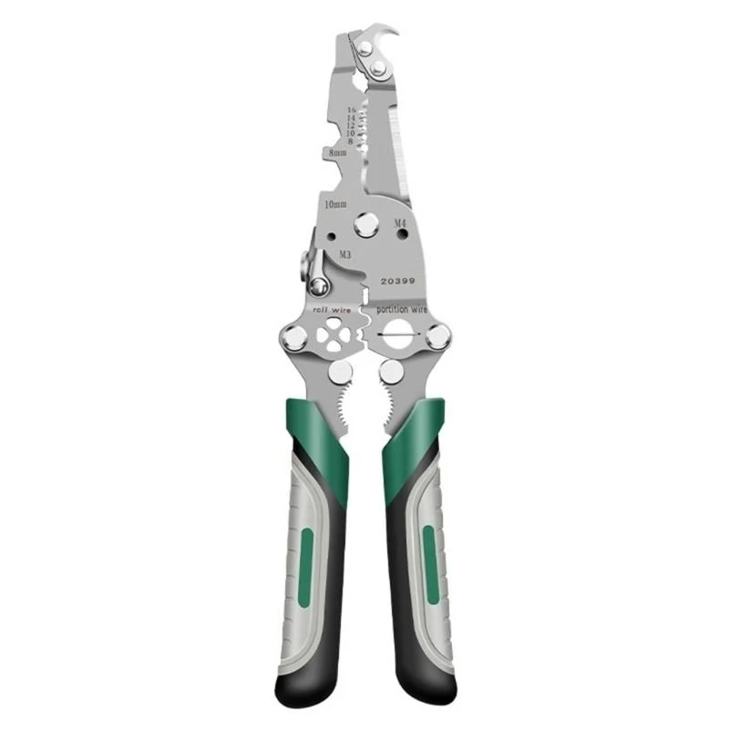 

652F Wire Stripper Tool Multifunction Wire Strippers Electrical 16/18 in 1 Wire Cutter Wire Crimper Adjustable Wire Stripping