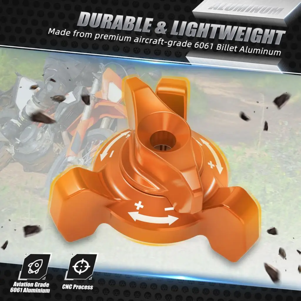 NICECNC For KTM 2024-2025 EXC 300 EXC 250 EXCF 350 EXC 450 XCW 300 Rear Shock Absorber Adjuster SX125 SXF 250 SXF 450 2023-2025