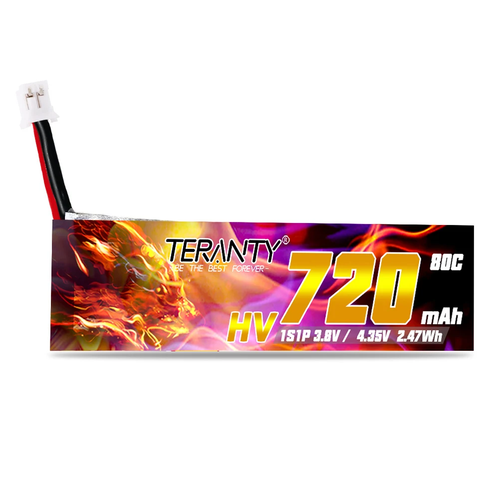 Verbeterde Treanty 720Mah 1S 3.8V 80c/160c Hv 4.35V Indoor Afstandsbediening Traverse Model Drone Fpv Tinyhawk Lipo Batterij