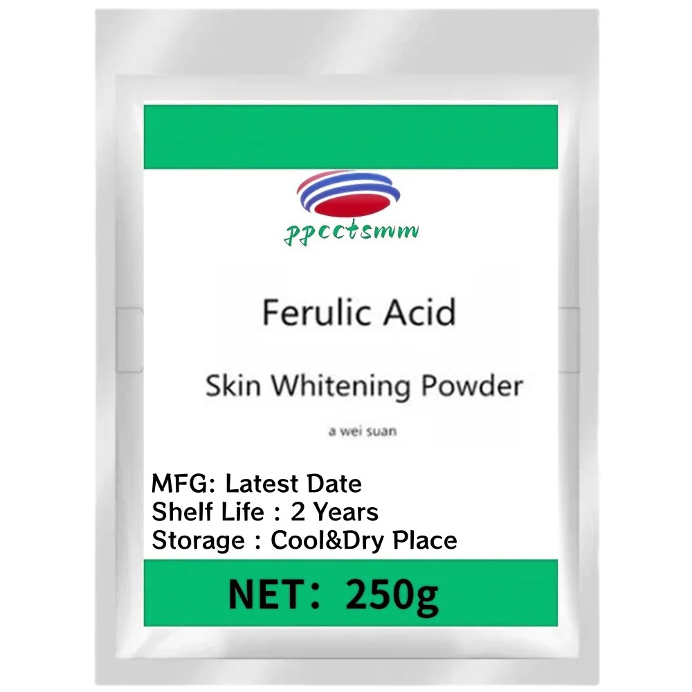 Hot Supply 99% Ferulic Acid Powder For Skin Whitening Free shipping