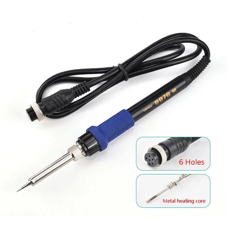 YIHUA 907G Soldering Iron Handle 45W 6 Holes For YIHUA 8786D-I Solder Station