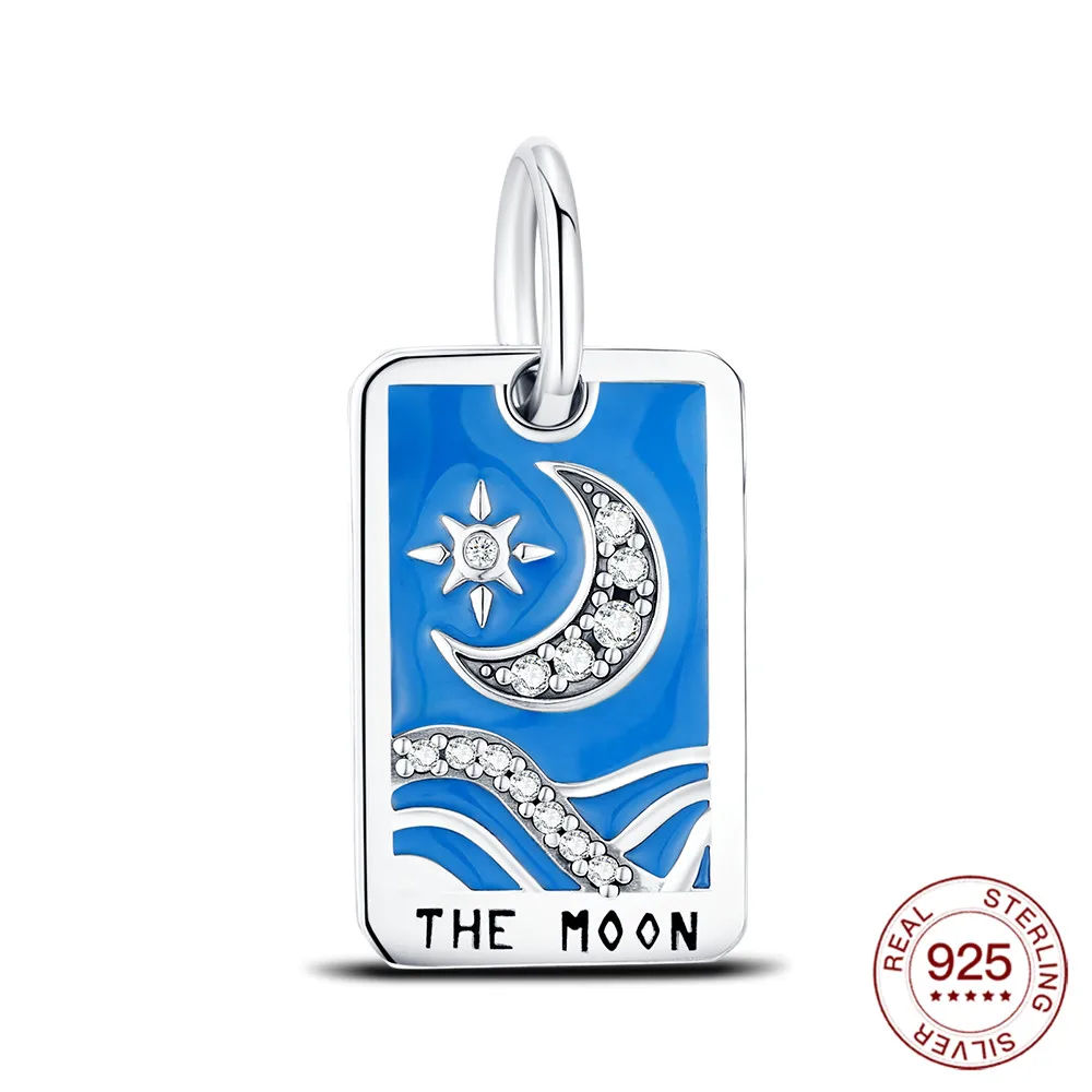 925 فضة سحر بطاقة التارو جمع الديكور الأصلي سوار المرأة الأزياء والمجوهرات للارتداء اليومي عطلة هدية