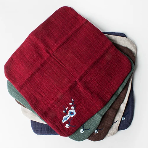 Hand Embroidered Cotton And En Tea Towels, Thickened Super Absorbent Cloth Pads, Hand-Painted