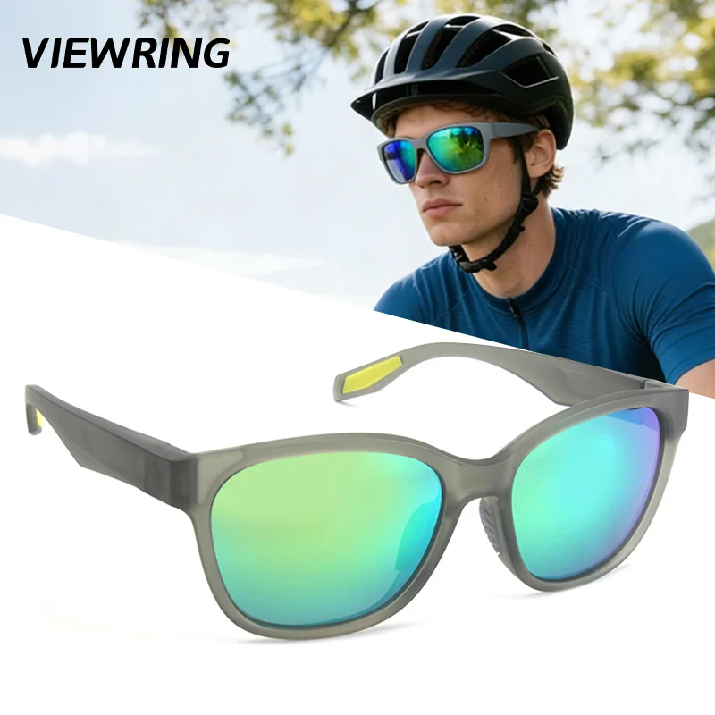 MJYIWANG Outdoor Polarized Cycling Sunglasses UV400 Protection Impact Resistance Professional Running Sports Glasses Goggle