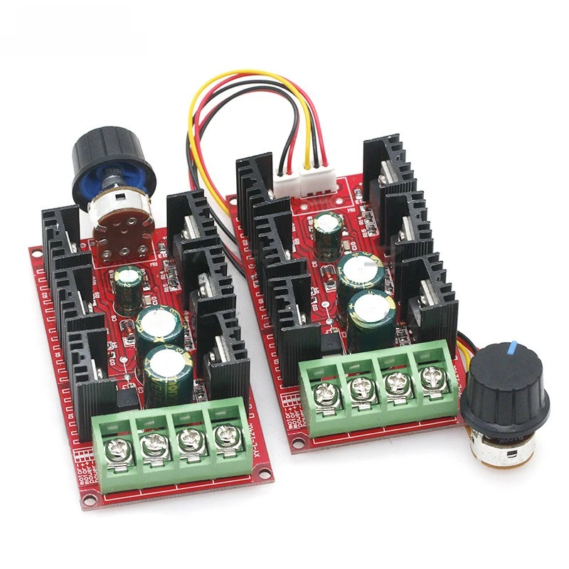 2000W 40A DC Motor Speed Controller DC 12V 24V PWM HHO RC Car Fan Speed Regulator Adjustable Power Control Switch Soft Starting