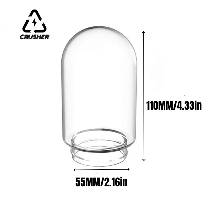 Kompact Glass Bottle Gravity Hookah Accessories High Boron Silicon Heat-resistant Shisha Sheesha Glass Bowl Glass Mouthtips