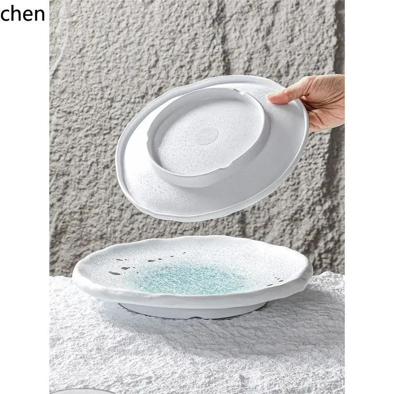 DSAtableware plate side dish restaurant hotel anti-fall creative plate