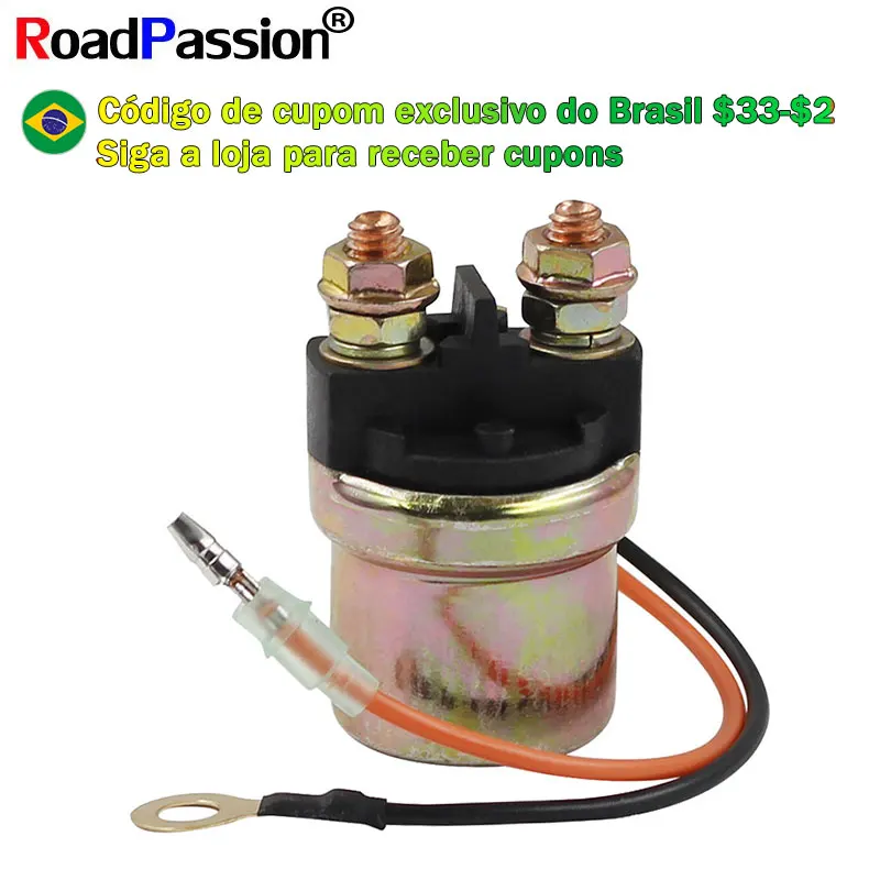 Relé Solenoide de Partida para Motores de Popa Mercury 8HP 4 Tempos, 9.9HP 15E/EH/EL/ELH, 15M/MH/ML/MLH, 30E, 30M, 30ML, 30HP, 40M, 50HP