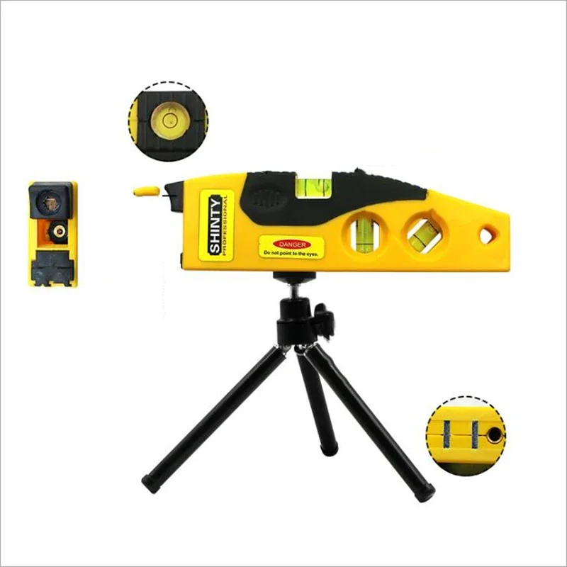 Laser Level Crosshair Infrared Level Bubble Measuring Instrument with Tripod Measuring Tool Construction Tool Laser Level