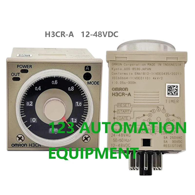 Authentic New Omron H3CR-A H3CR-F8 H3CR-A8 H3CR-A8E H3CR-H8L Time Relay 12-48VDC/100-240VAC/24-48VDC/24VDC/220VAC Timer