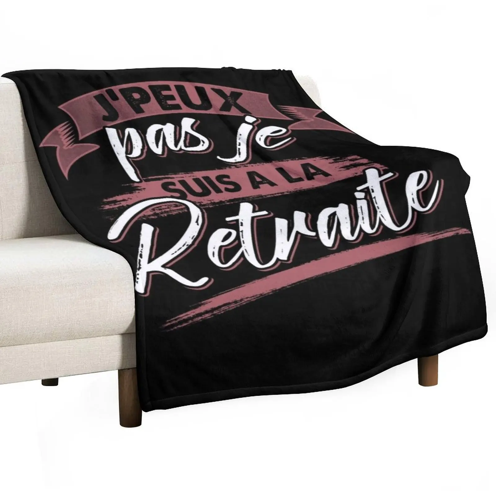 

Maillot J'Peux Pas Je Suis A La Retraite Humour Retraité Throw Blanket Soft Sofa Quilt Soft Plaid Sleeping Bag Blankets