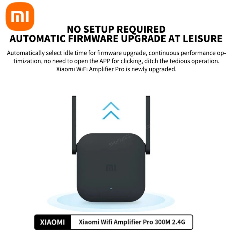 

Original Xiaomi Wifi Amplifier Pro 300M 2.4G Repeater Network Expander Range Extender Roteader Mi Wireless Wi-Fi Router