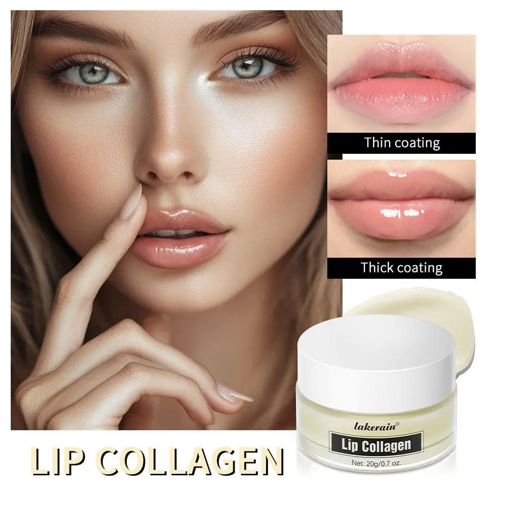 

20g Lip Balm Collagen Lighten Lip Mask Exfoliating Moisturizing Skin Line Brighten Fade Dead Lip Lip Product Care R D3N1