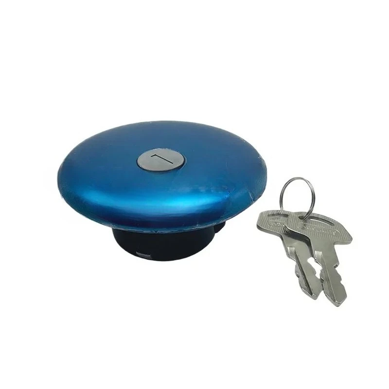 Durable Fuel Tank Cap Lock Assembly Compatible with Haojue GN125 HJ125-8 Prince Motorcycle Gas Tank Cover Key Security