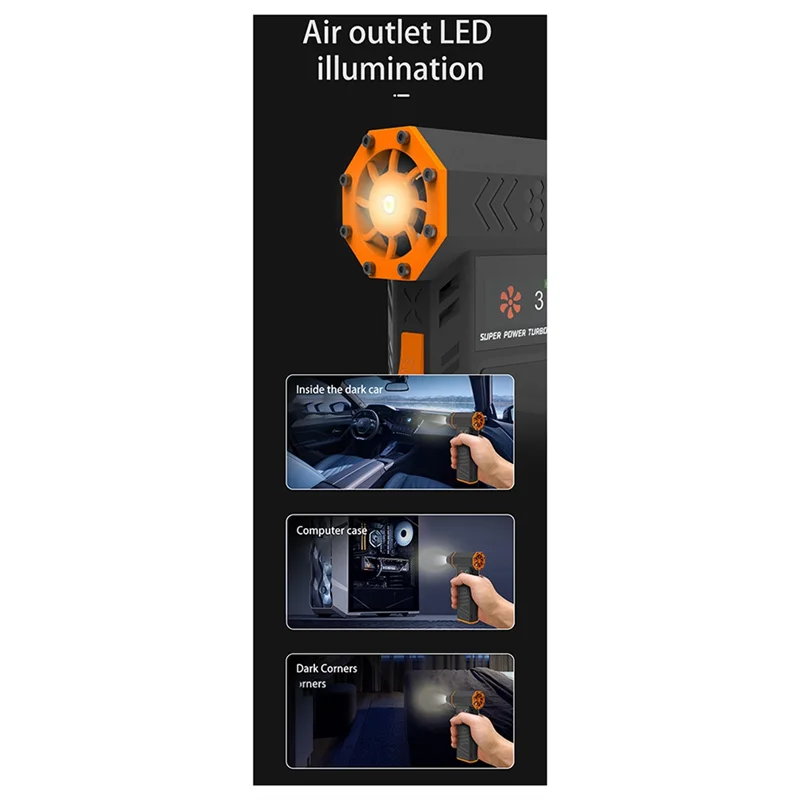 

Обновление турбореактивного вентилятора X3-M Мощный воздуходувка с регулируемой скоростью ветра Бесщеточный двигатель вентилятора