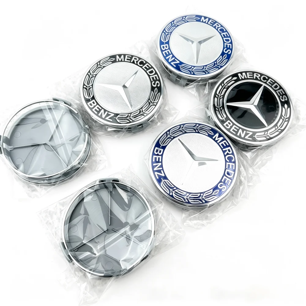 20pcs 75MM Car Styling Wheel Center Covers Hub Caps Replacement Mercedes Benz Amg W211 W203 W204 W210 W124 AMG W202 view 5