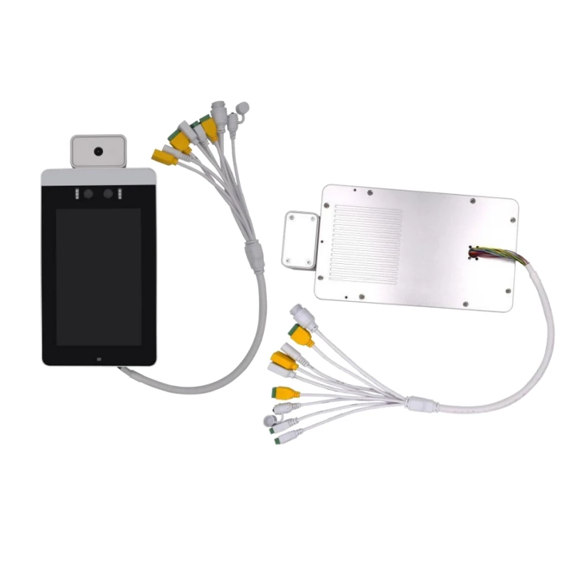 Dispositivo di riconoscimento facciale all-in-one Android da 8 pollici - Terminale di controllo accessi Amlogic S905D3 2 GB di RAM per la gestione dei visitatori