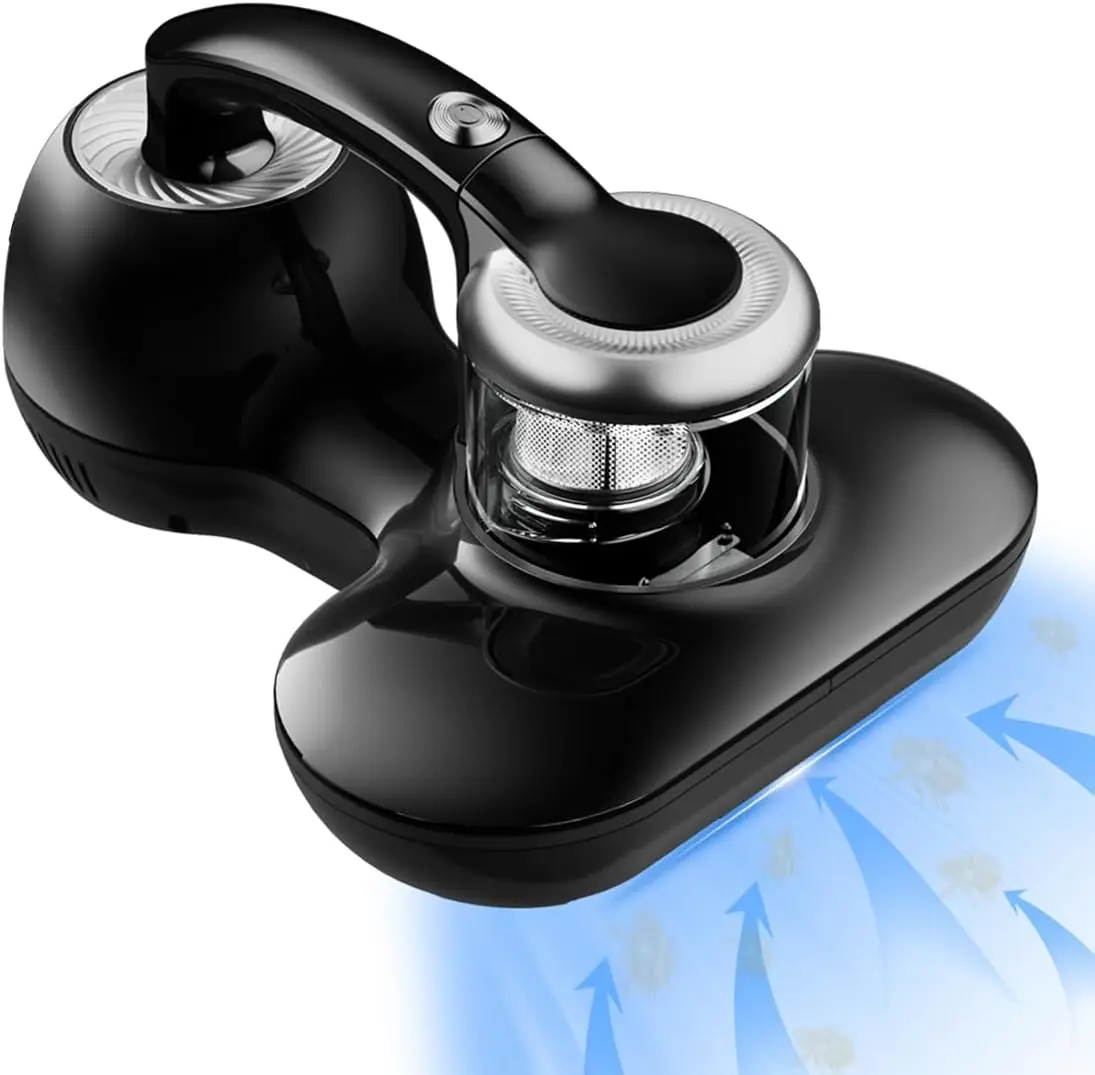 

Mattress Vacuum Cleaner, Handheld UV Bed Vacuum Cleaner 16KPa & 12800 Vibrations Per/Min Upgraded Effectively Clean Up Bed