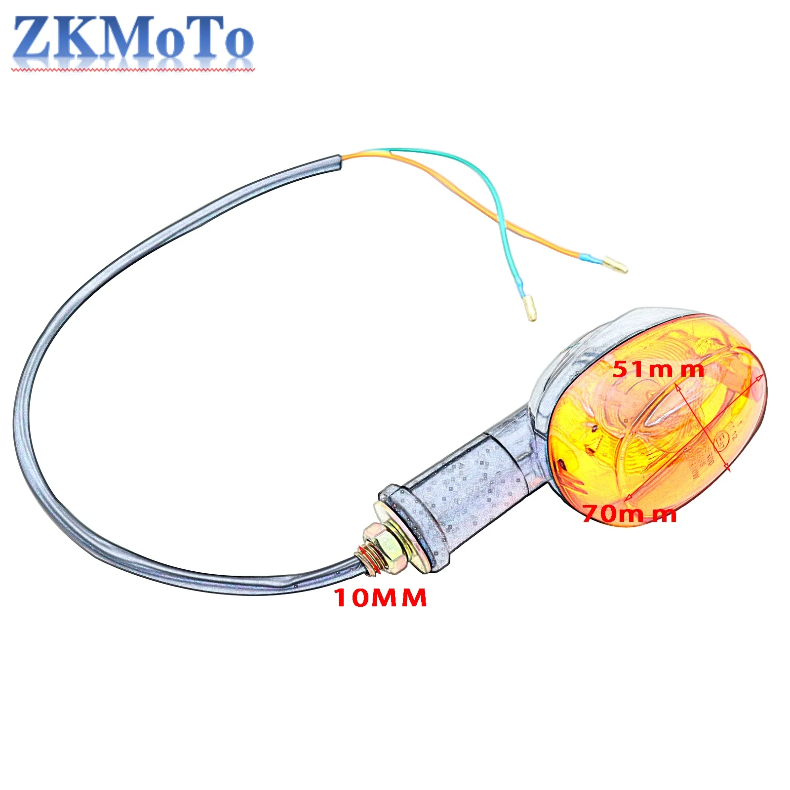 1Pcs Front & Rear Chopper Turn Signal Light Cafe Racer Indicator Blinker Tail Flasher Lamp For Honda Dax ST CT Z50 50 70 125cc
