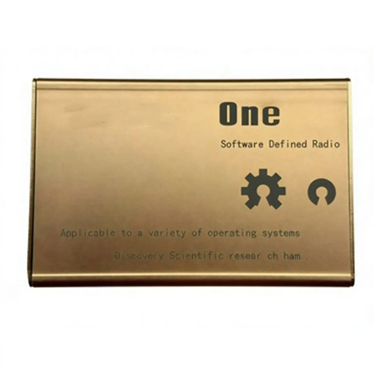 Big Discount Gold Aluminum Enclosure Cover Case Shell for HackRF One SDR (1MHz-6GHz) Only Shell