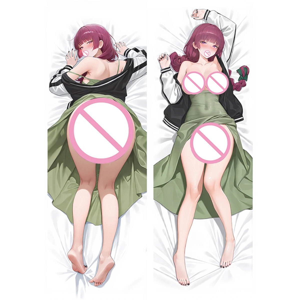 

Hiroi Kikuri Dakimakura Cover Anime Manga Girl Long Life Size Large Equal Body Pillow Case DIY Printed Gift Customized