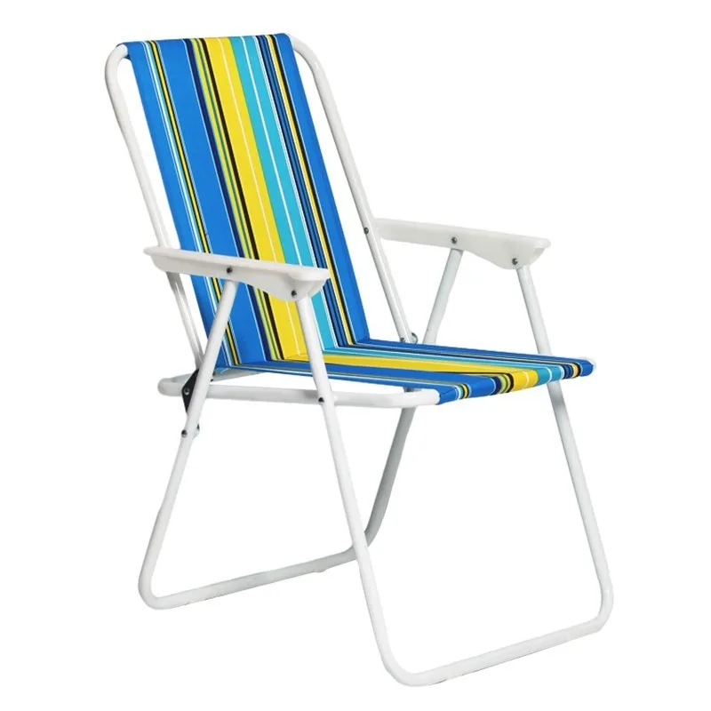 Outdoor Spring Chair Folding Leisure Recumbable Chair Portable Adult Lunch Break Chair Outdoor Camping