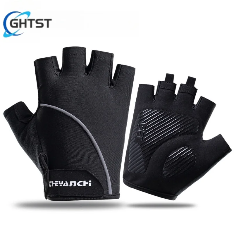 New Cycling Gloves Half Finger Summer Anti-Slip Anti-Sweat Road Bike Gloves For Men Mtb Gloves Half Finger Gel Cycling Equipment