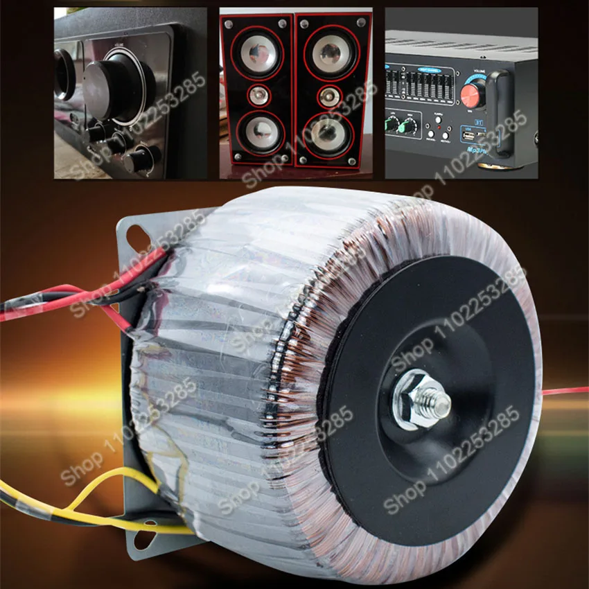Transformateur toroïdal double 800W 43V 36V 30V 28V 24V pour amplificateur de puissance