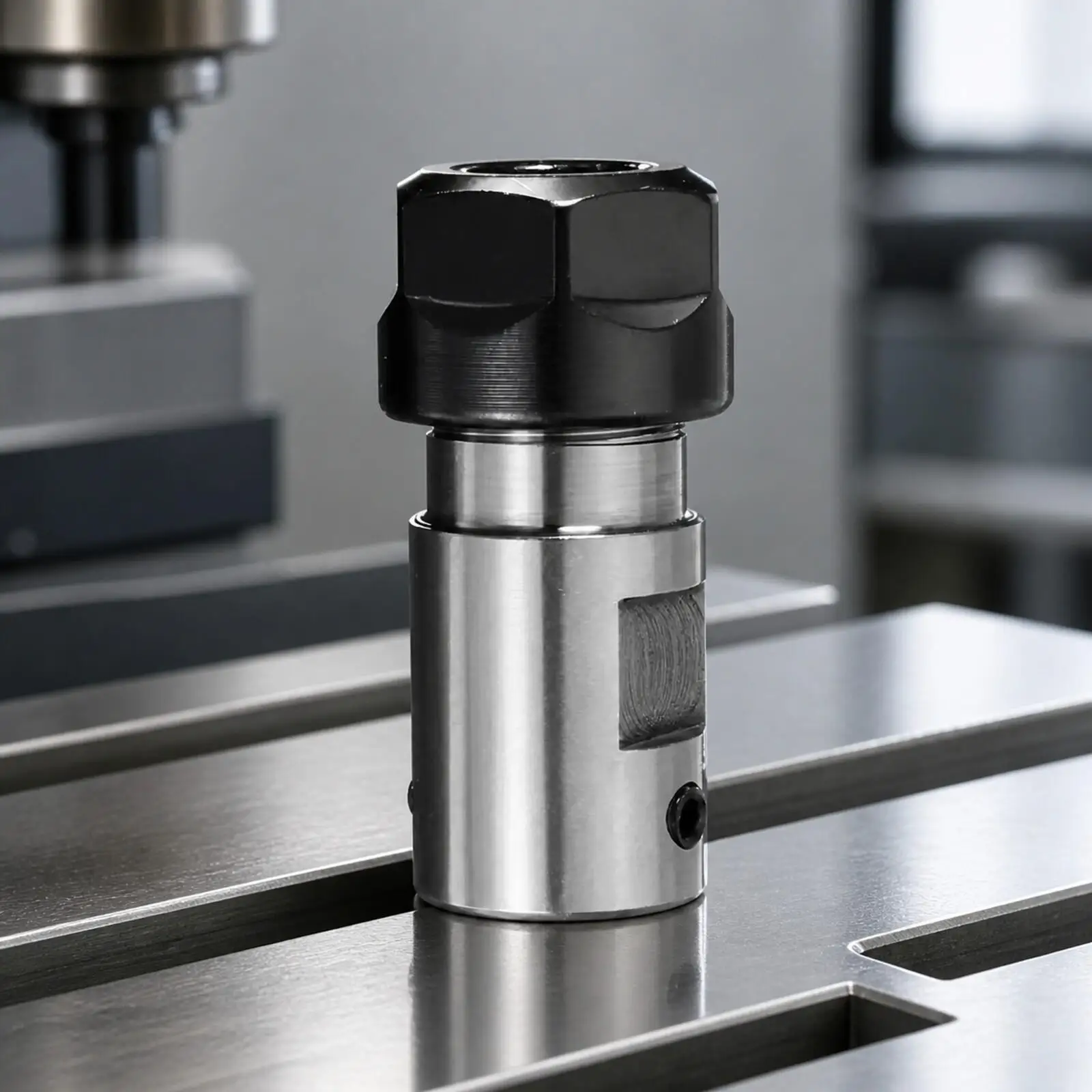 ER11 Collet Chuck Spindle Tool Holder High Carbon Steel Body for Micro Motor Engraving Work