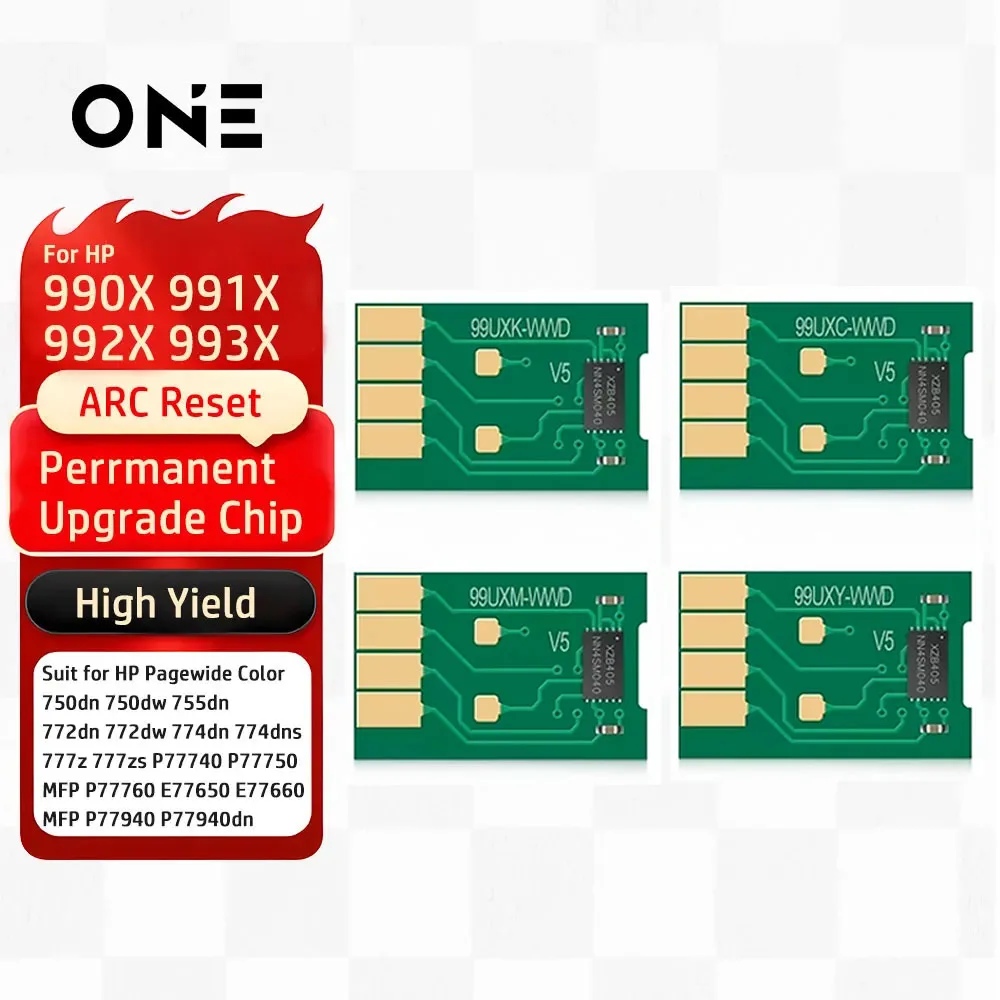 

For HP 990 991 992 993 XL ARC Reset Chip For HP PageWide Pro 750dn 755 772dn 777 775 774 779 755 Printer Permanent Chip