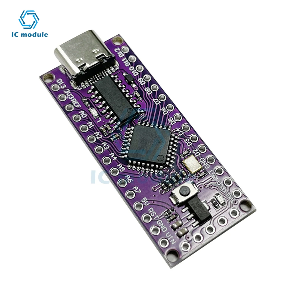 Type-C LGT8F328P LQFP32  MiniEVB SOP16 USB Driver Development Board Compatible with ATMEGA328 Nano V3.0 for Arduino