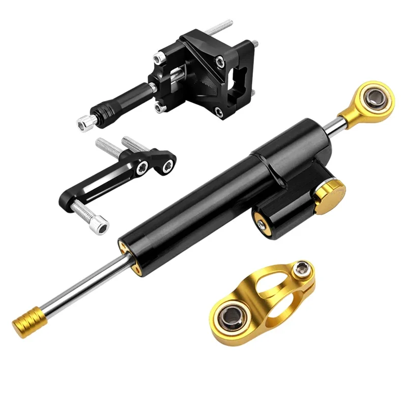 CNC Ammortizzatore di Sterzo Stabilizzatore Staffa di Montaggio In Titanio Per Kawasaki Ninja 300 NINJA300 EX300 2013-2017 2014 2015