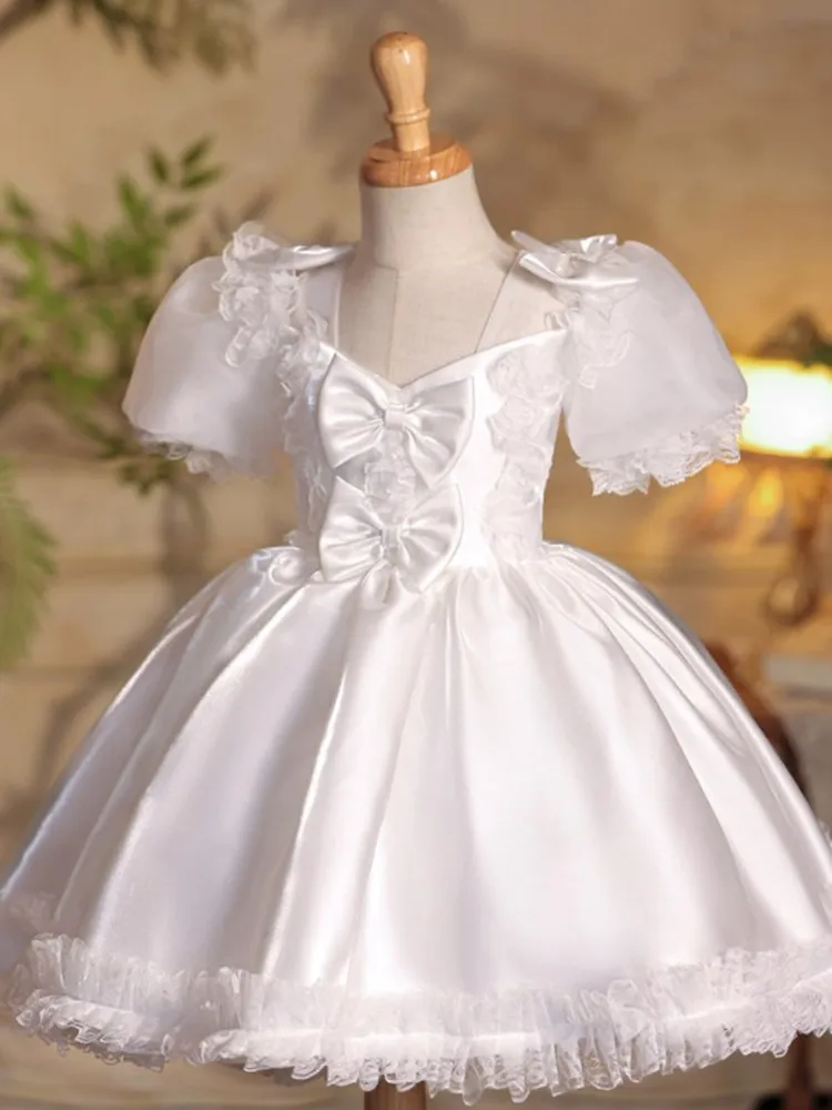 2026 Neues Kinder-Partykleid Klavier-Auftrittskleid Geburtstag Hochzeit Blumenmädchenkleid A5033 Großhandel Mädchen-Abendkleider – Detail 4