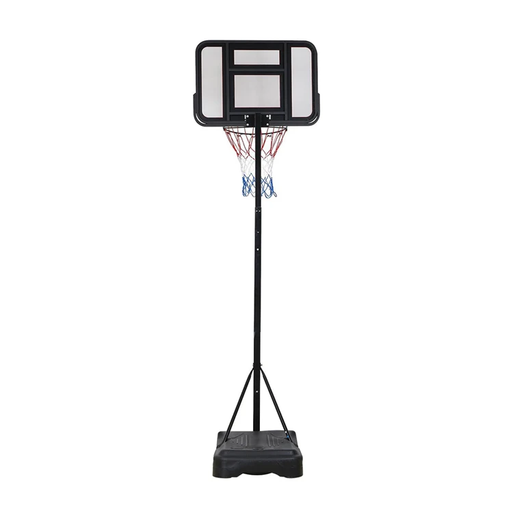 Supporto da basket mobile portatile Supporto da altalena in acciaio per esterni Cerchio regolabile per attrezzatura da campo regolabile in altezza per bambini
