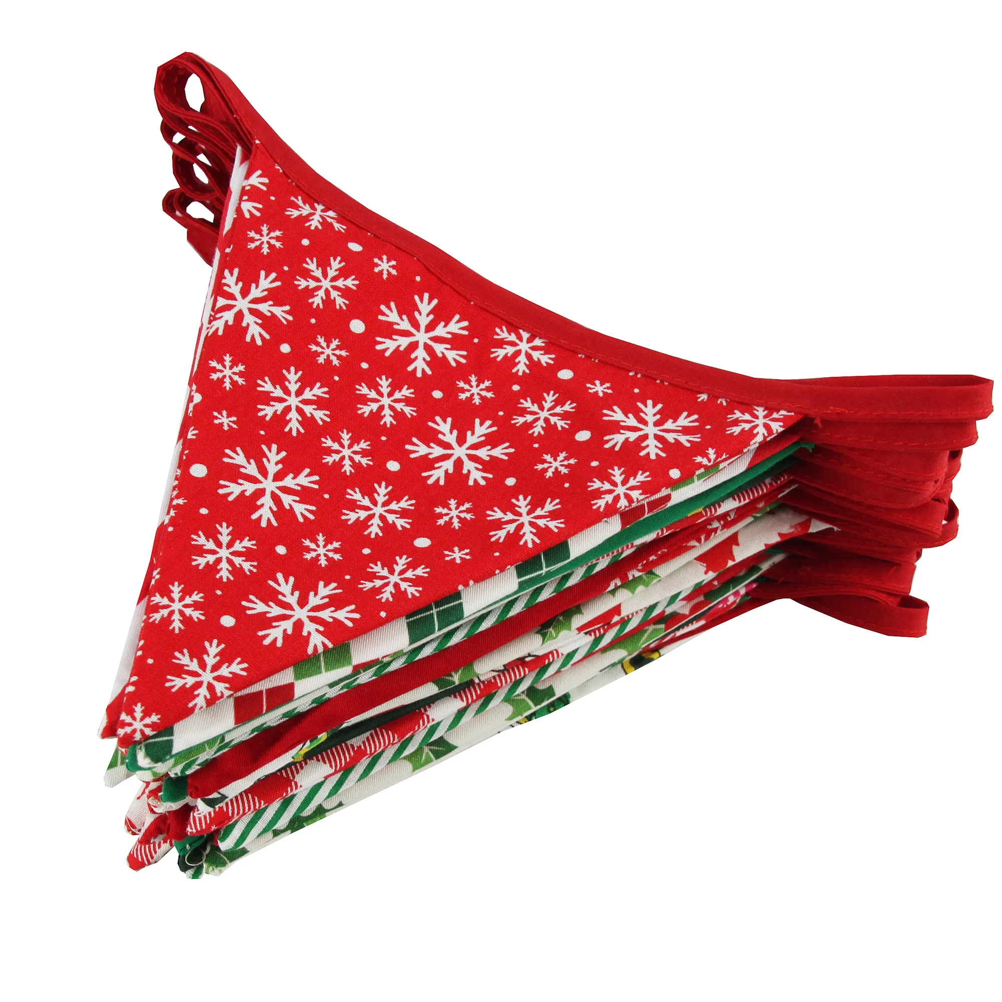 Neue 10 mt 36 fahnen Weiß Baumwolle Spitze Stoff Bunting Flags Hochzeit Party Dekoration Banner Hause Braut Dusche Bunting Garland – Detail 5