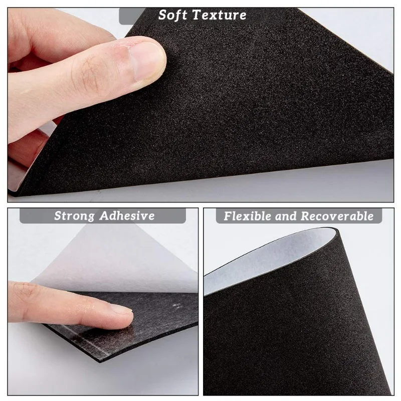 10PCS 2mm Thick Self-Adhesive Foam Sheet 8.3x11.8