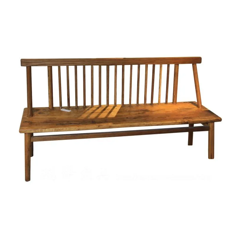 

Pastoral, raw wood, rectangle, backrest, weathering