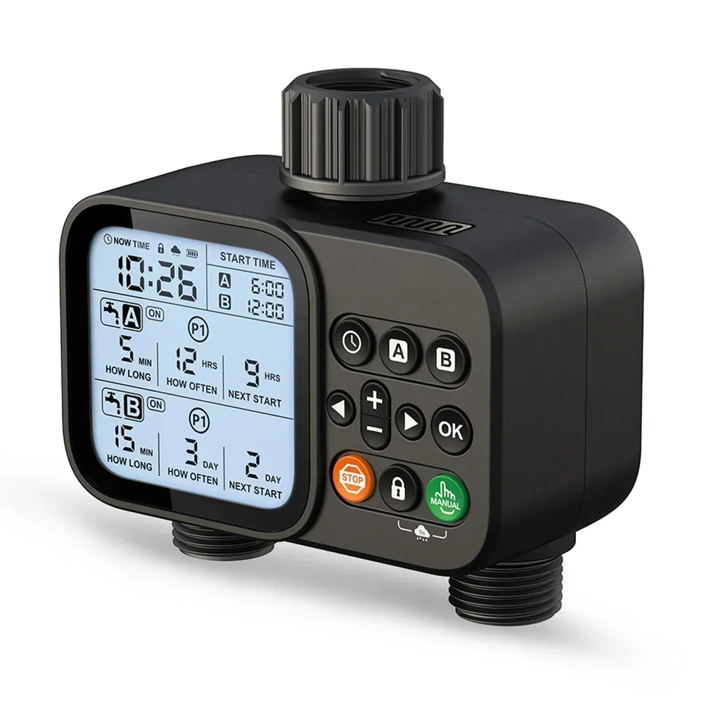

Outdoor Device Dual Outlet 125*120*60mm Automatic Watering Consistent Plant Hydration Easy Installation Connectors